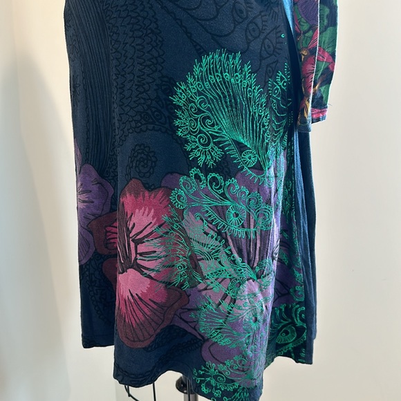 Desigual boho-chic long sleeve knit dress - Picture 6 of 7